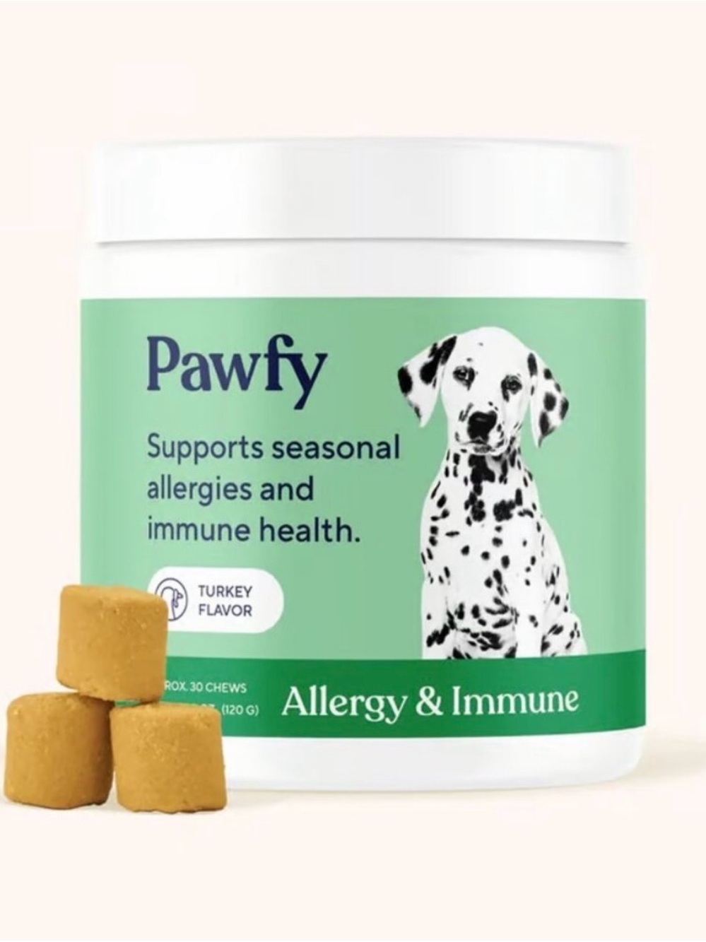Pawfy Allergy & Immune Support Chews for Dogs